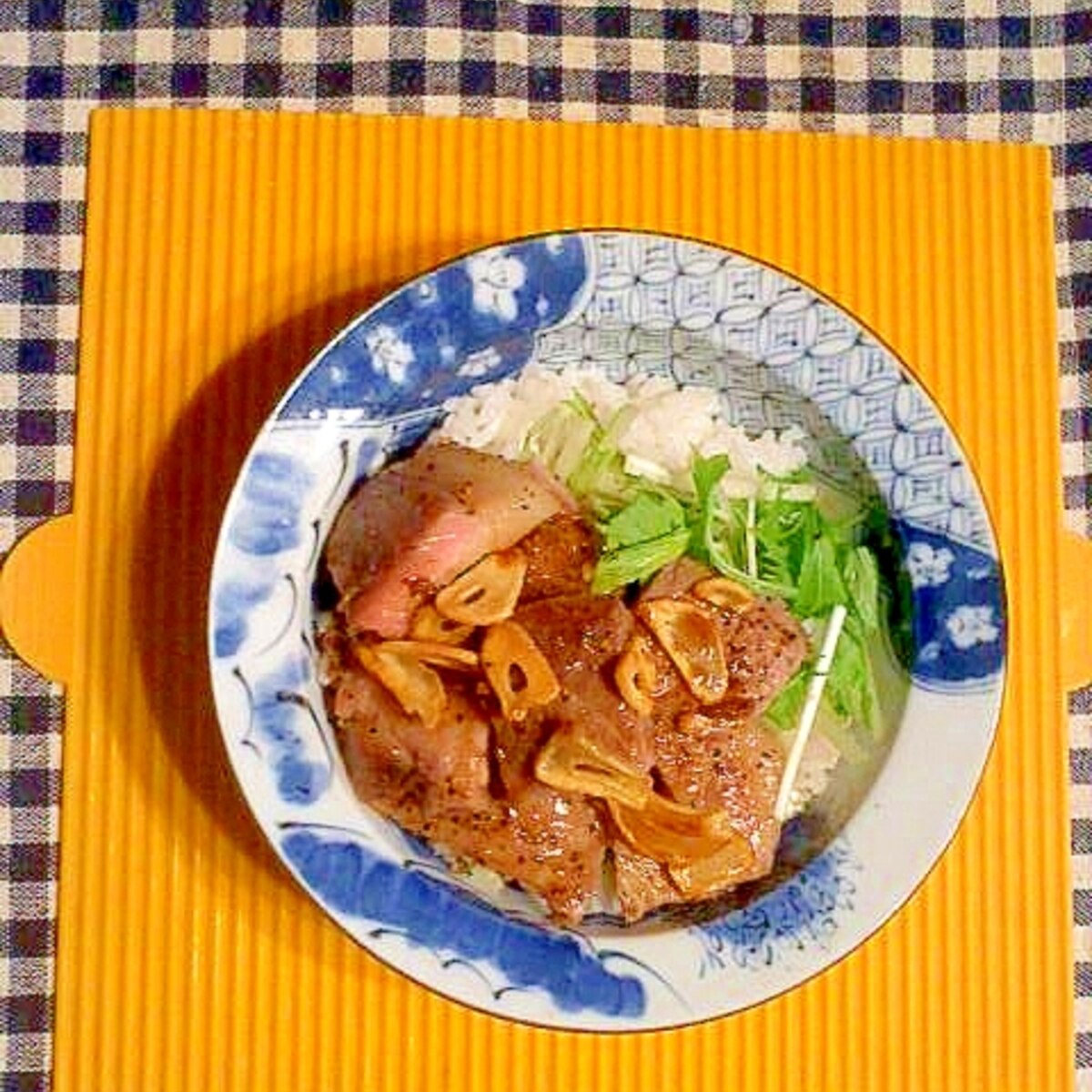 トンテキ丼 レシピ 作り方 By テツオ63 楽天レシピ